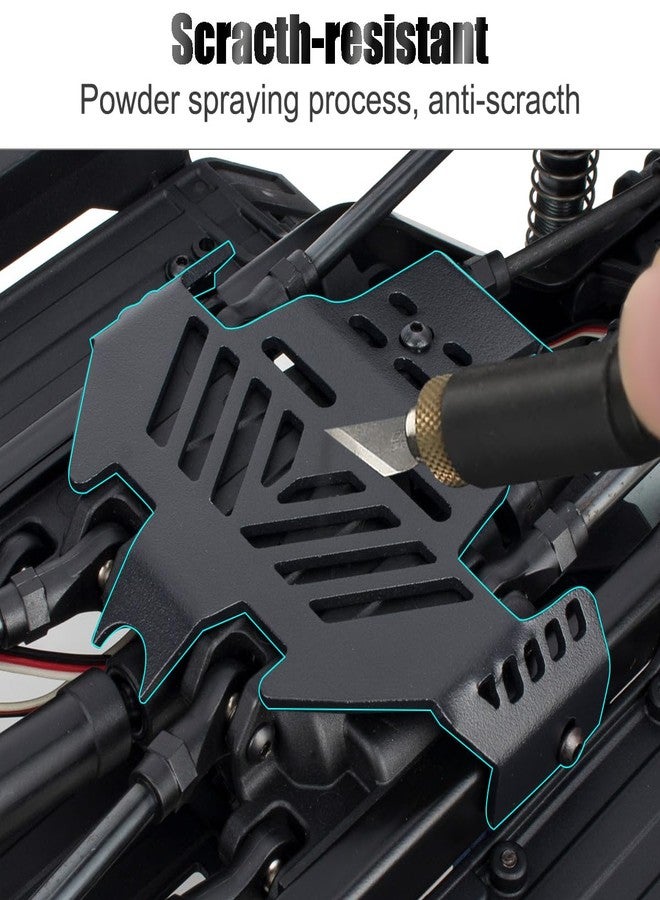 VNUHV 3-Piece Metal Chassis Armor Protection Skid Plate for 1/10 RC Crawler Car Traxxas Trx4 Bronco Defender G500 K5 Upgrade Parts - Image 5